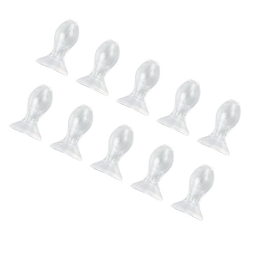 (L) 10pcs Silicone Ear Tips BTE Hearing Aid M 2