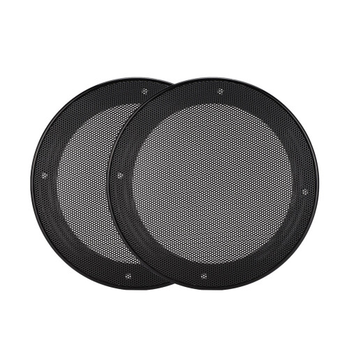 2PCS 5inch Mesh Speaker Cover Black+Black