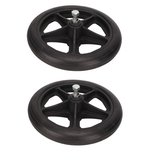 2x 6,5 Zoll Rollstuhlrollen geräuscharm für Rollator 2