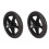 2x 6,5 Zoll Rollstuhlrollen geräuscharm für Rollator 5