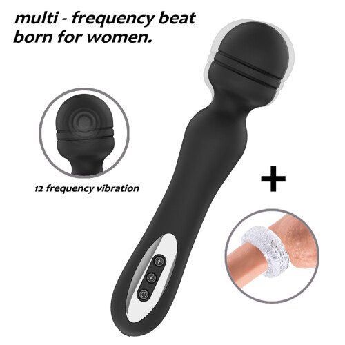 Vibratore Femminile Doppia Testa AV 2