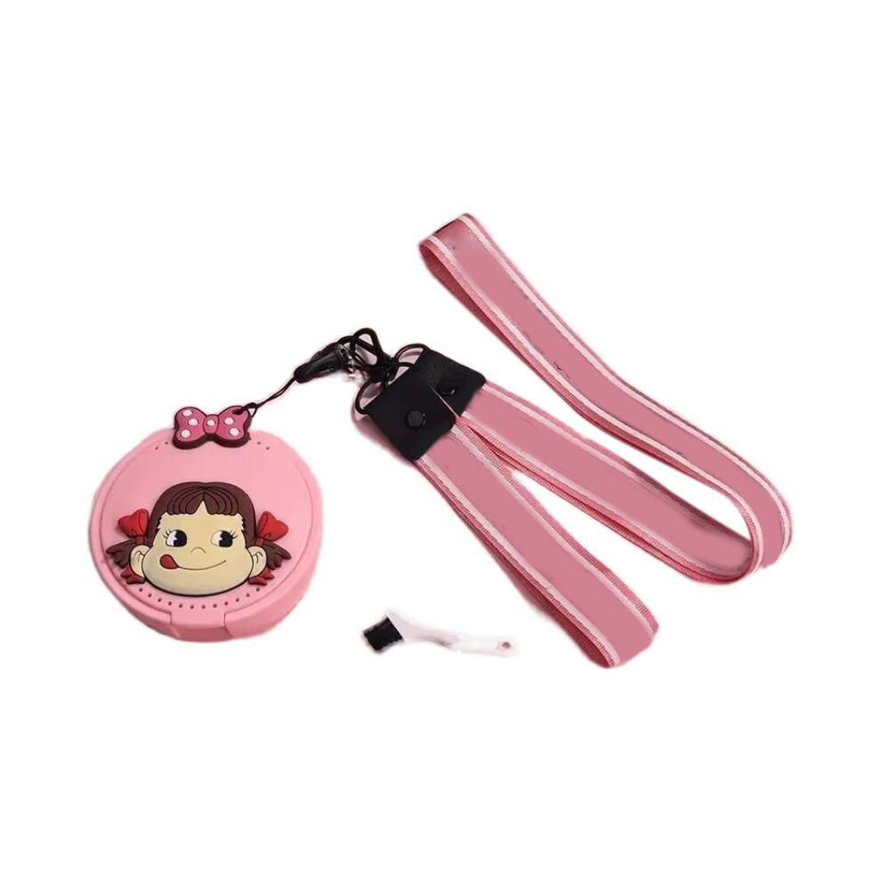 (Type D) Portable Retainer Case Cartoon Mouth Guard Denture Container Type D