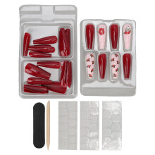 (Type 2) 30x Weihnachts-Nagelwrap Selbstklebend Damen Mädchen Typ 2