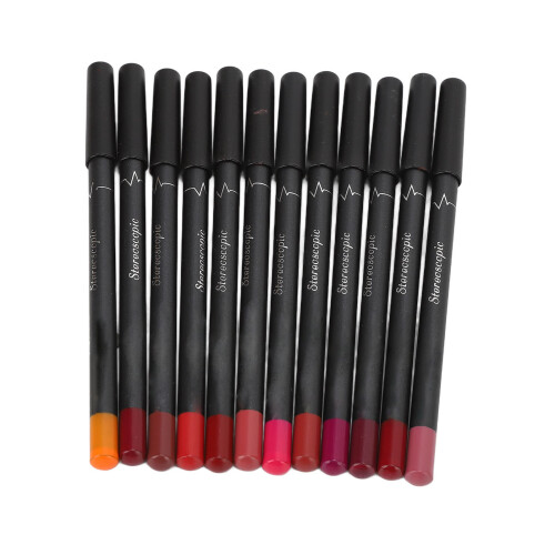 12er Lippenkonturstift wasserdicht matt
