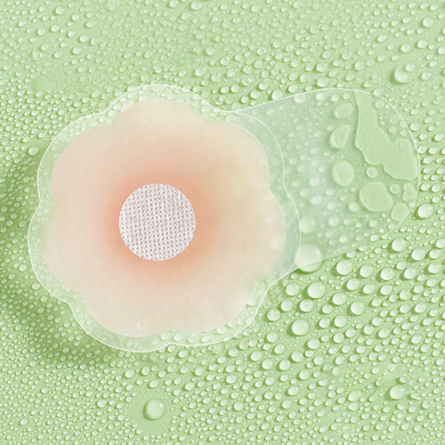 (Flower Shape 6.5cm for A B Cup Free Size) Silikon-Nippelabdeckung 6,5cm 1
