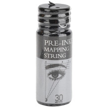 (Black Ink) Augenbrauen-Mapping-Schnur Allergiefrei 10ml Weißtinte 98ft