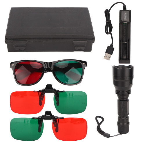 Worth-4-Punkte-Unterdrückungsprüfung mit Brille