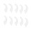 10pcs PP BTE Hearing Aid Ear Hook Replacement 1