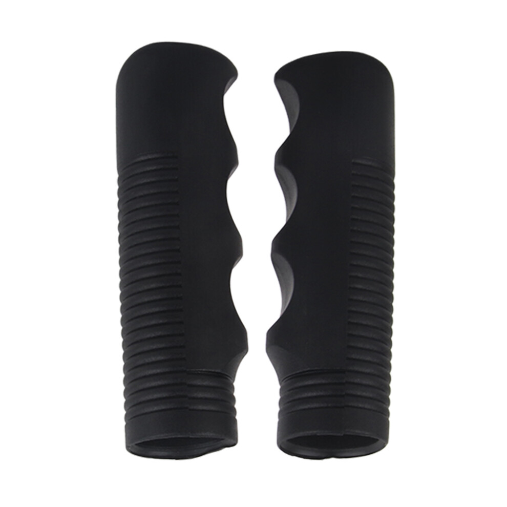 2Pcs Rubber Wheelchair Hand Grips Ergonomic Anti-Slip Universal Cover