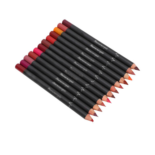 12er Lippenkonturstift wasserdicht matt 2
