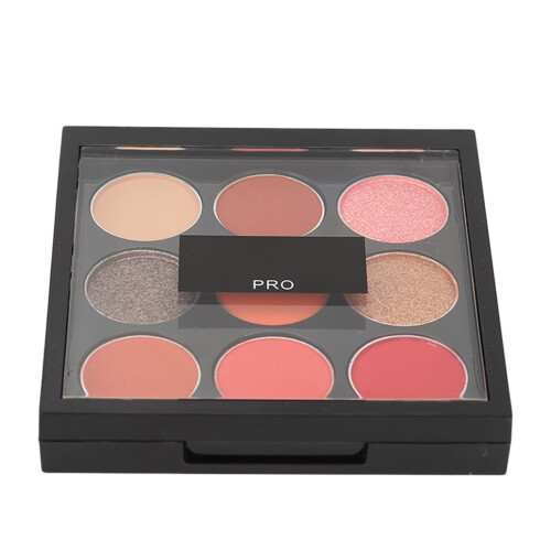 (04) Lidschatten-Palette 9 Farben Matte Glitzer 04