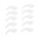 10pcs PP BTE Hearing Aid Ear Hook Replacement 3
