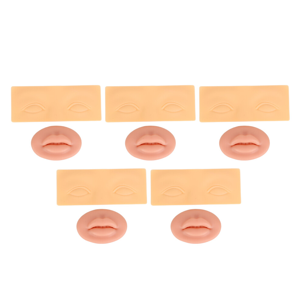 Soft Silicone 3D Microblading Practice Skin Lips Eyebrow Eyeliner