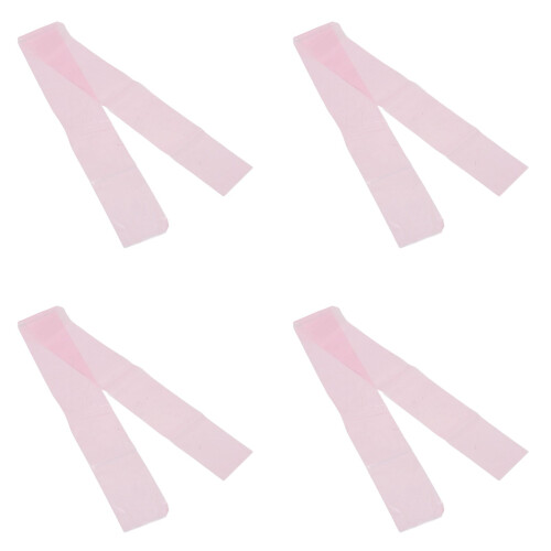 100pcs Tattoo Clip Cord Covers Pink Translucent Disposable 2