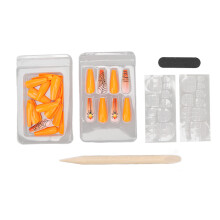 (0070-FD06) 30x Halloween-Falschnägel Fashionable DIY Set