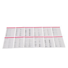 Nail Training Mat Washable Reusable 12 Modes Nail Art Practice Sheet