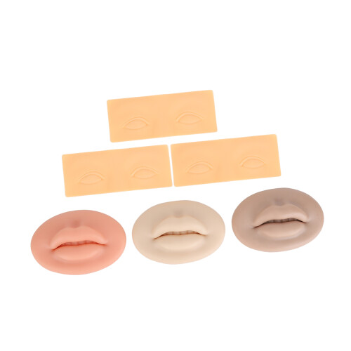 Zachte silicone 3D microblading oefenhuid 1