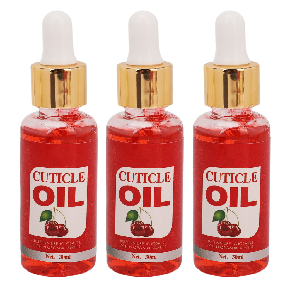 3pcs 30ml Cuticle Oil Moisturizing Strengthening Nails Softener
