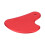 (Red) Strumento Gua Sha Metallo Alluminio Viso Corpo Bellezza 3