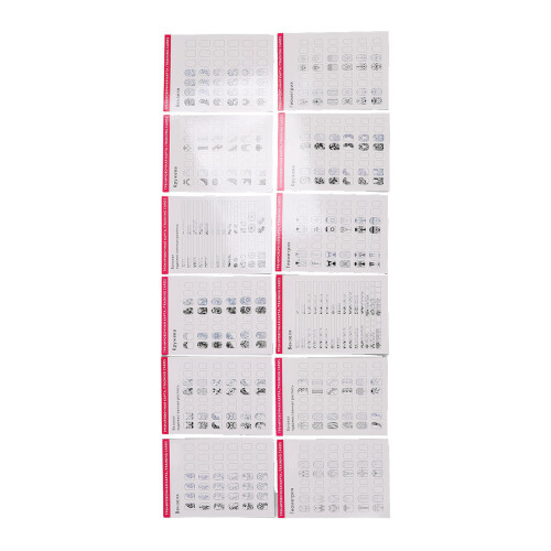 Nail Training Mat Washable Reusable 12 Modes Nail Art Practice Sheet 2