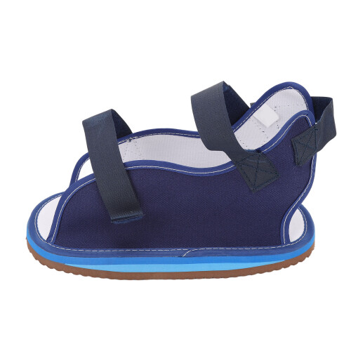 (M) Breathable Slip-Resistant Post-Op Open Heel Shoe 2