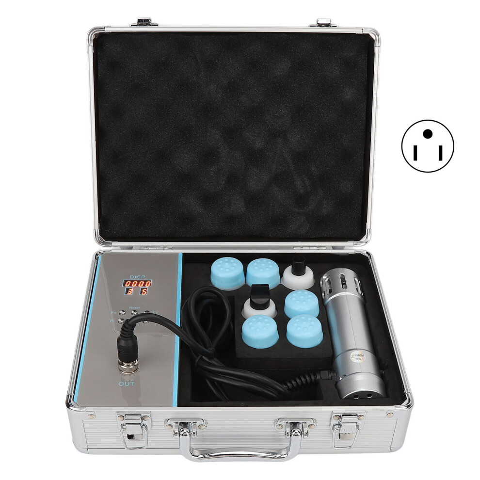 Silver (Us Plug) Shockwave Therapy Machine Eswt Ed Professional 100-240V Au Plug