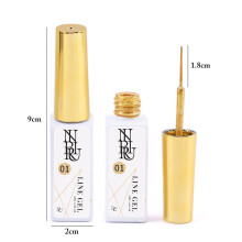 Weiße Nagellack Gel 12ml dünner Pinsel hoch pigmentiert