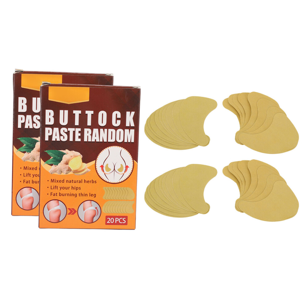 40pcs Hip Lift Shaping Patch Ginger Herbal