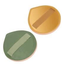 (Green Yellow) 2x Ultra-weiche Puderquasten Schwamm Nass/Trocken