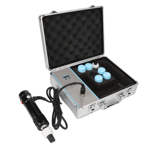 (US Plug) ED Treatment Shock Wave Therapy Machine Black 100-240V AU Plug 2
