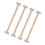 4pcs Face Lift Bands with Clip Adjustable Elastic Strap White 2