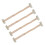 4pcs Face Lift Bands with Clip Adjustable Elastic Strap White 4