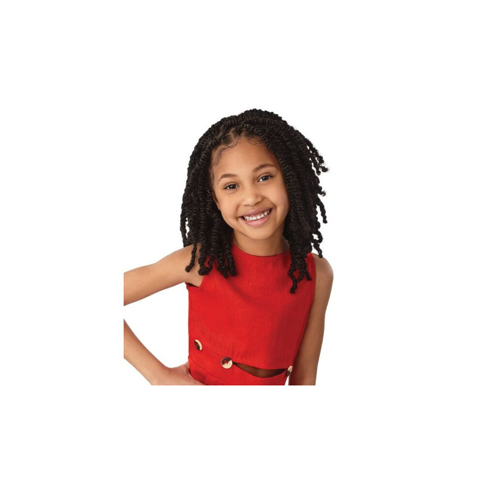 Feme Unisex Brown Outre Xpression Lil Looks - Wavy Bomb Twist 8" (2)