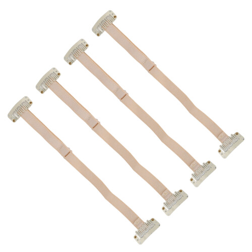 4pcs Face Lift Bands with Clip Adjustable Elastic Strap White 2