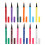12er Eyeliner Set Wasserdicht Matt 1,5g 2