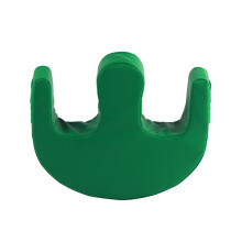 (Green Pearl Cotton) Patienten-Wendegerät U-förmig, PU-Leder-Kissen, grün