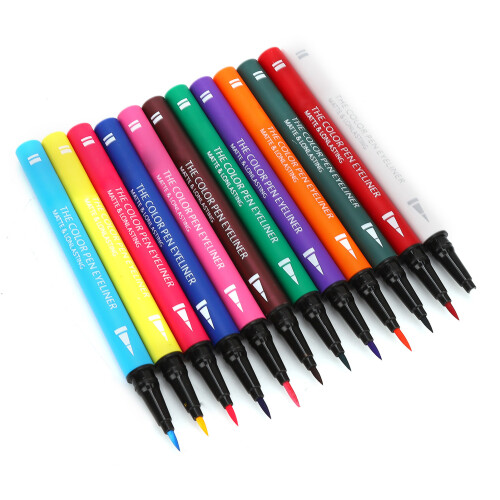 12er Eyeliner Set Wasserdicht Matt 1,5g 2