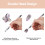 Pennello Silicone Doppia Punta per Strass Unghie 4