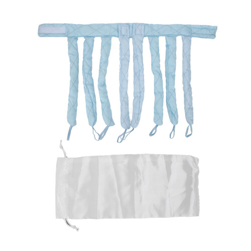 Hitzeloses Lockenband mit Aufbewahrungstasche, blau