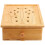 Fuß-Moxa-Box Bambus 6 Schlitze 6 Öffnungen 3