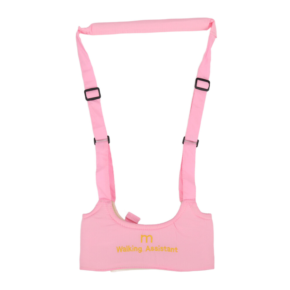 (Pink) Baby Walking Harness Skin Friendly Adjustable Walker Helper Pink
