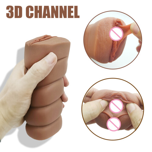 3D-Kanal Weiche Masturbations-Silikon 1