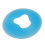 Silicone Face Massage Pillow Round Soft Blue for Salon 4