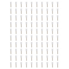 (White) 100x Zahnreinigungspolierbecher Silikon Weiß