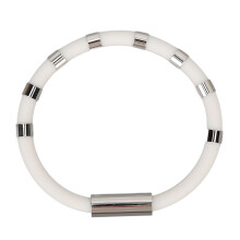 (White) Antistatik-Armband Silikon 8 Schleifen für Winter