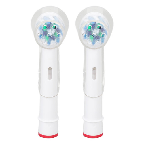 2pcs Replacement Toothbrush Heads Deep Clean Round Electric