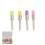 (Color Mixed) 100pcs Disposable Silicone Dental Brushes 3
