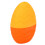 (Orange) Egg Shaped Silicone Ice Roller Eye Relief Orange 4