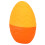 (Orange) Egg Shaped Silicone Ice Roller Eye Relief Orange 5