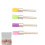 (Color Mixed) 100pcs Disposable Silicone Dental Brushes 5